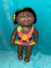 Vintage 1991 Hasbro Splash N Tan Cabbage Patch Kid Doll Swim Time Suit C Girl
