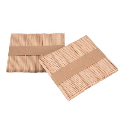 [100 Stück] 3,6 Zoll Holz Mehrzweck Sticks, Handwerk, Eis, Wachs, 3116