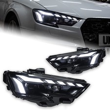 Headlights Assembly For Audi A3 S3 8v 2017-2020 Led Drl Sequential Projector Us