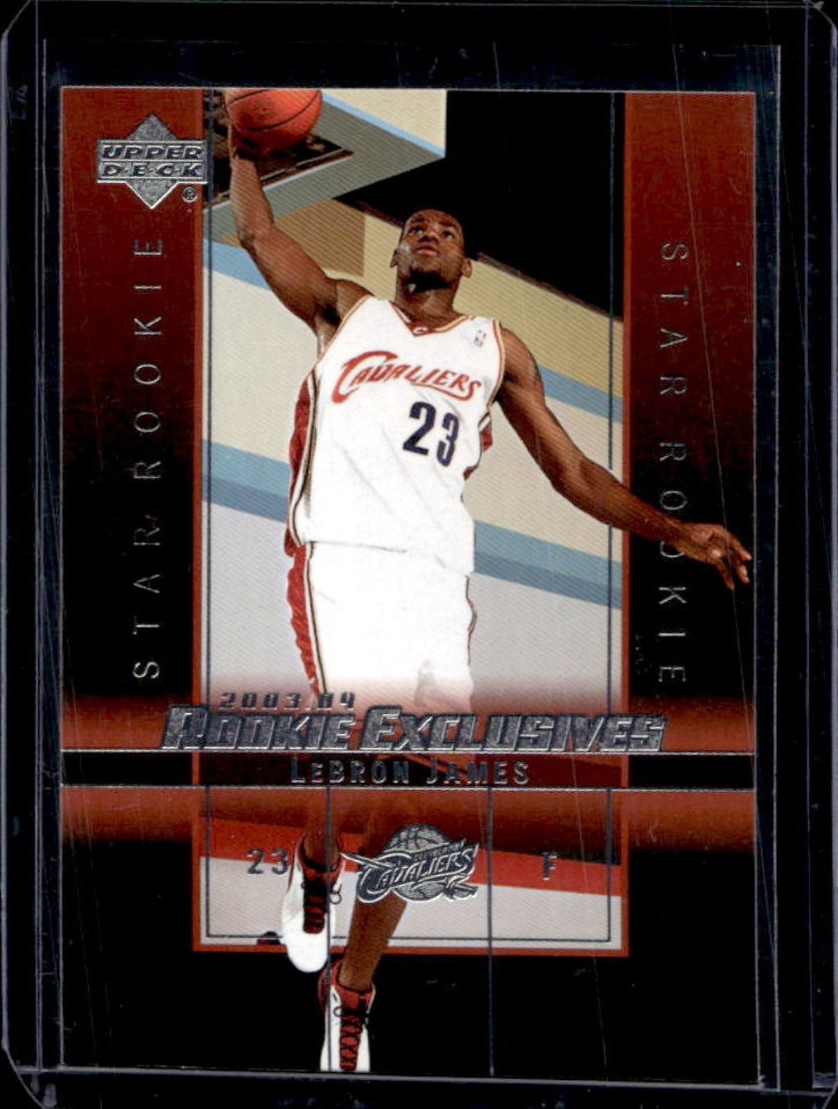 LeBron James 2003 Upper Deck Rookie Exclusives #1 Base Price Guide
