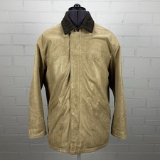 Hein Gericke Speedware Beige Leder Motorrad Jacke Herren Medium UK 40R