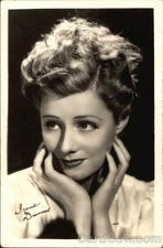 Actress Irene Dunne Original Vintage Real Photo Postcard RPPC