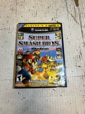 Super Smash Bros Melee GameCube CASE, COVER ART, and MANUAL ONLY - NO DISC