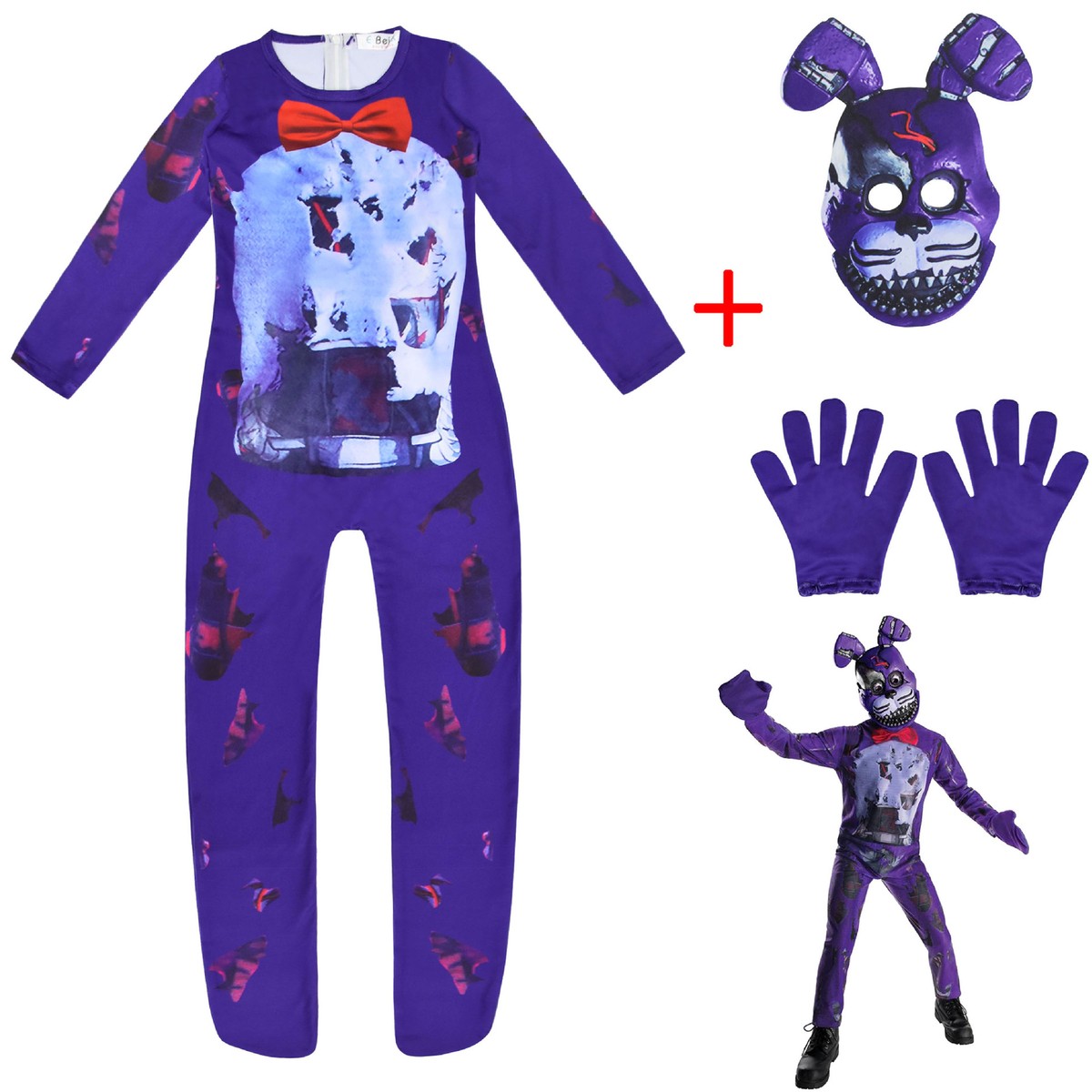 Baby Look Raglan Five Nights At Freddy's Nightmare