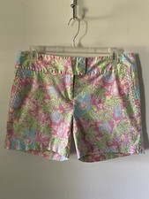 Lilly Pulitzer Vintage Pink Monkey Hawaiian Floral Size 6