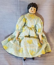 Vintage China Head Doll, No5 Complete Head , Arms Feet on Fabric Body
