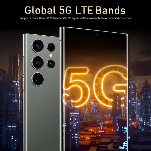Nuovo smartphone Android 13 ultra sbloccato S24 doppia SIM 5G cellulare regalo - Foto 5 di 23