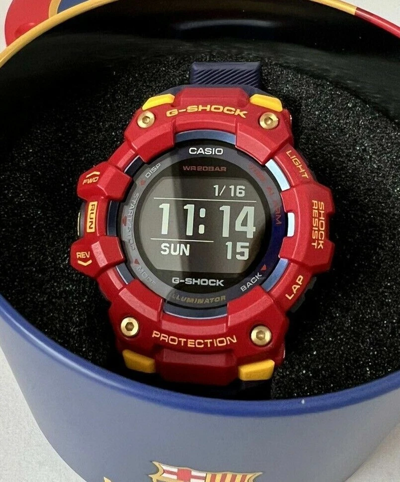 CASIO G-SHOCK GBD-100BAR-4JR FC Barcelona Matchday G-SQUAD +Original Seal