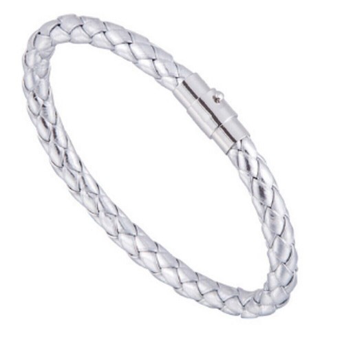 FAUX LEATHER BRAIDED WRIST BAND STRAP BRACELET BANGLE MAGNETIC CLASP A5 UK SHOP - Picture 11 of 24