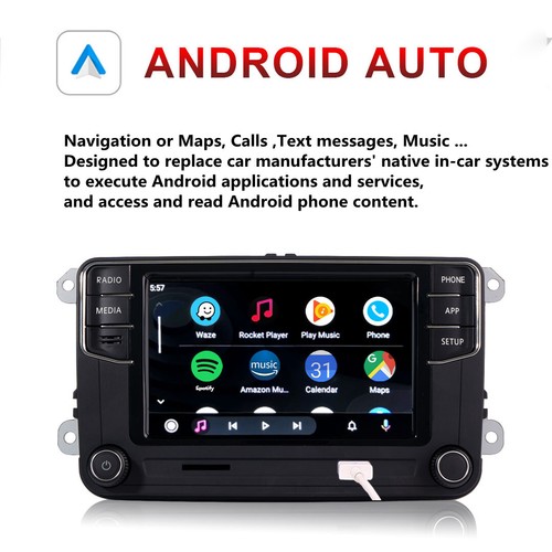 NONAME Car Radio Stereo RCD360PRO 187B Carplay Android Auto For VW Golf Jetta CC - Picture 10 of 12