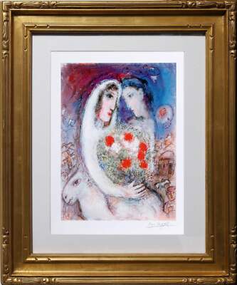 Marc Chagall, Marriage, Giclee on paper, signed in plate