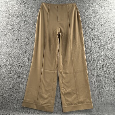 Love Bonito &REA Womens Pants Tan Size 8 Dress Pant  Wide Leg Polyester Blend