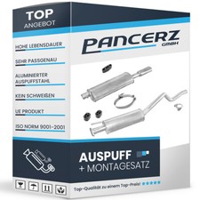 Auspuffanlage für Opel Astra F 1.6 1.8 16V Cabrio