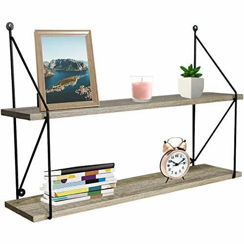 Sorbus Floating Shelves, Rustic Hanging Wall Shelf Décor - 24 Inches - 2 Tier
Opens in a new window