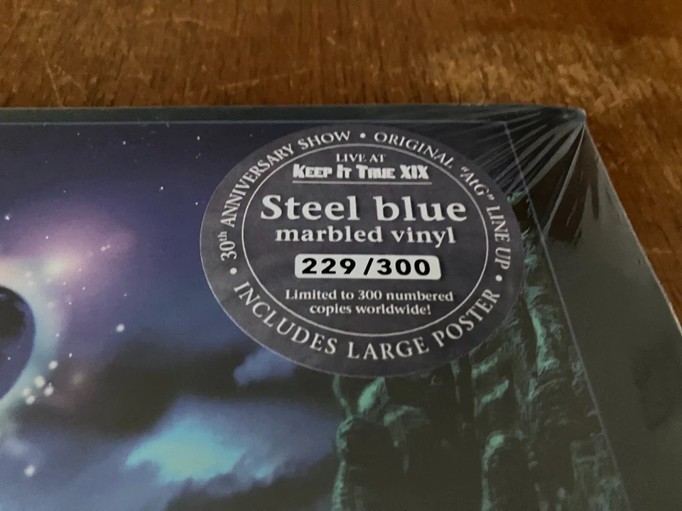 FATES WARNING Awaken The Guardian Live 2-LP BLUE MARBLED Vinyl 2017 NUMBERED New - Image 2 of 3