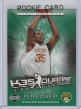 KEVIN DURANT ROOKIE CARD 2007/08 Uppper Deck 1st EDITION Texas Longhorns NCAA RC