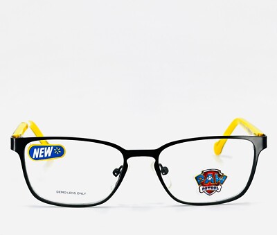 PAW PATROL SPIN MASTER PP07 BLK Black Yellow Kids Eyeglasses 46-15-125 B:32 