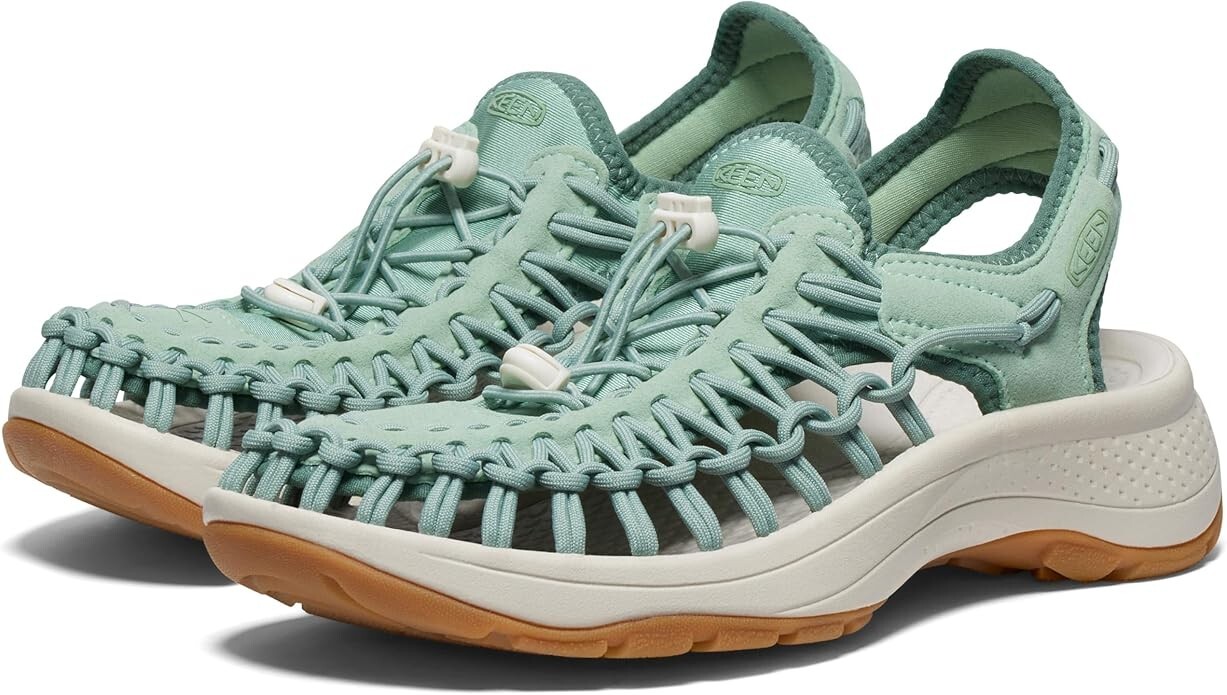 Nuovissimo sandalo donna KEEN Uneek Astoria verde granito US 6 5