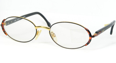 Vintage Mondi METZLER 5318 182 MATT BLACK /GOLD /OTHER EYEGLASSES 53mm (NOTES)