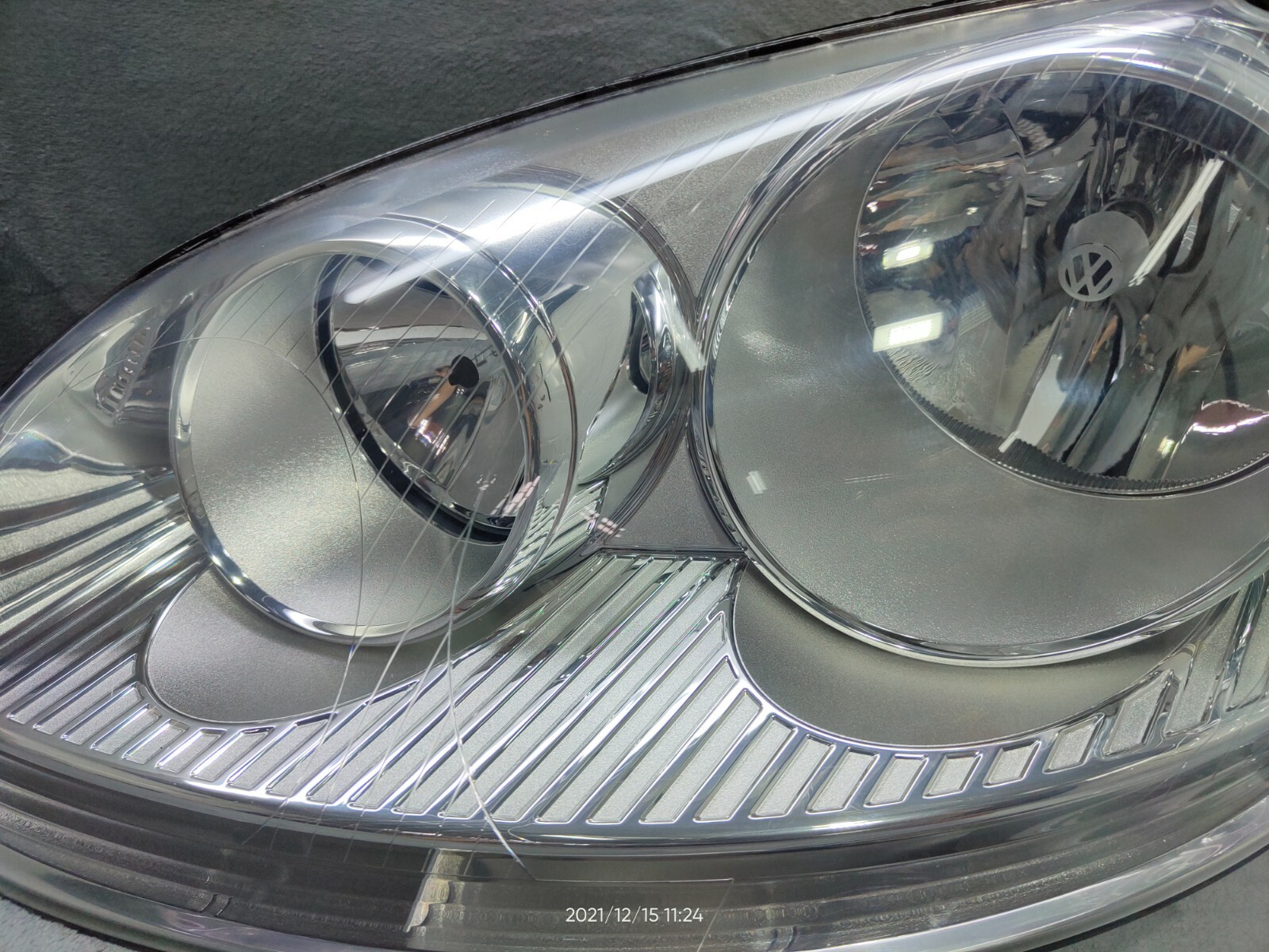 VOLKSWAGEN VW GOLF RABBIT MK5 FRONT HEADLIGHTS HEAD LAMPS LIGHTS 1 PAIR ...