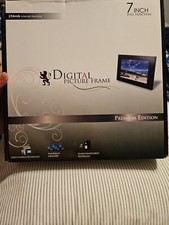 New Boxed Digital Photo Frame Premium Edition- 7 inch Full Function 256mb