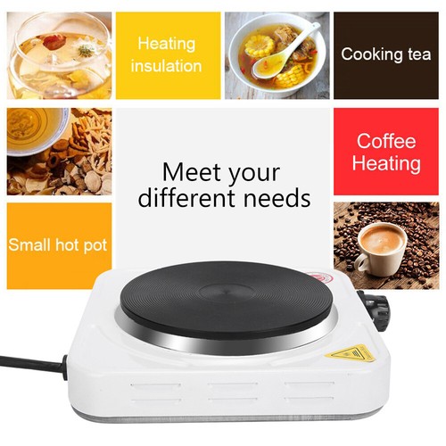 Portable Hot Plate 1500W Electric Single Cooktop Cooker Stove Hotplate Kitchen - Picture 9 of 12