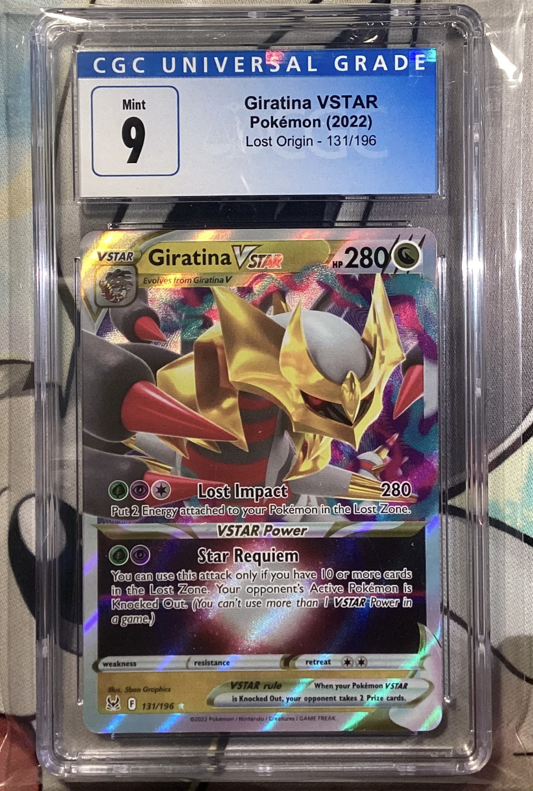 Check the actual price of your Giratina VSTAR 131/196 Pokemon card