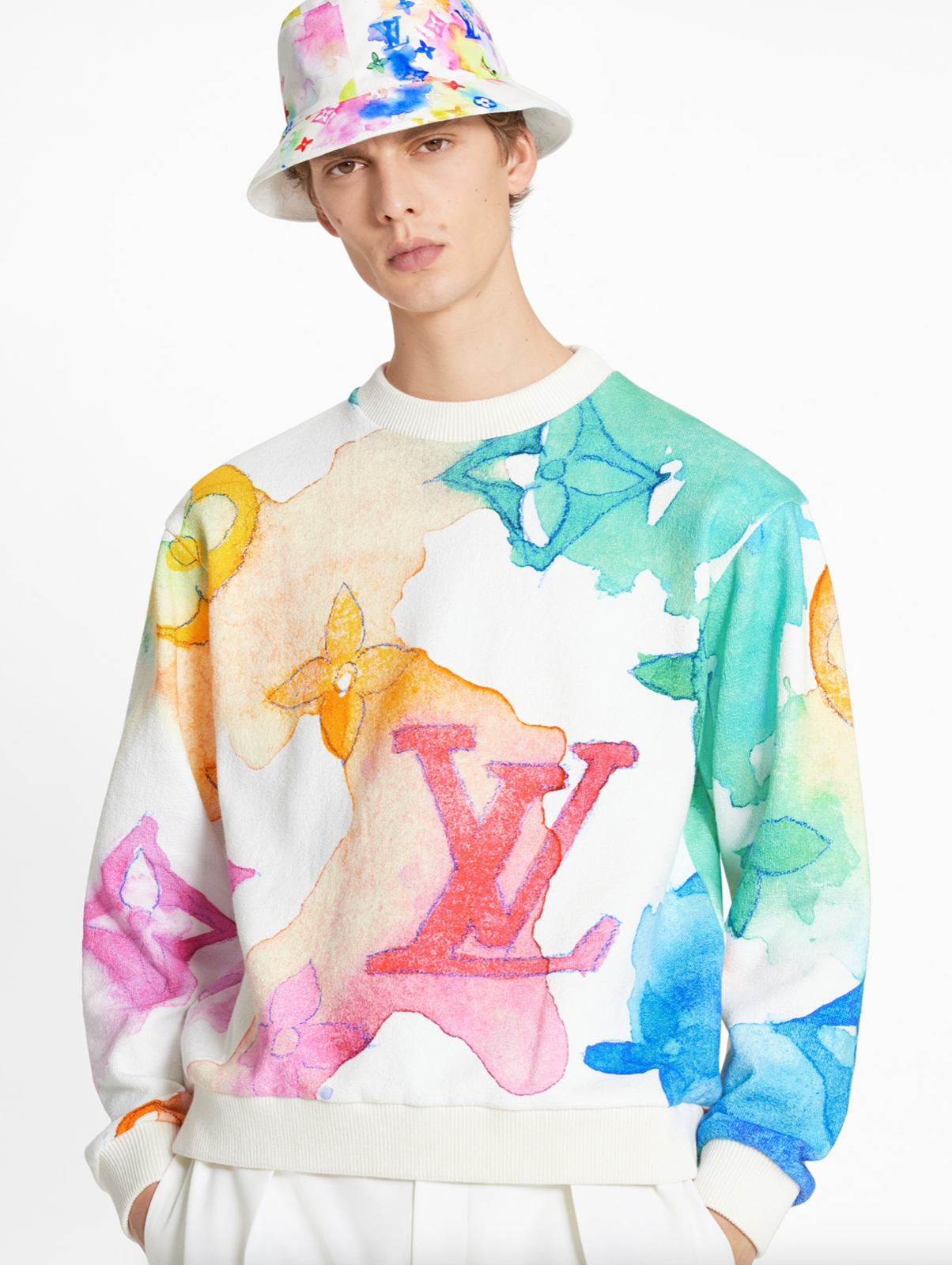 Louis Vuitton White Watercolor 