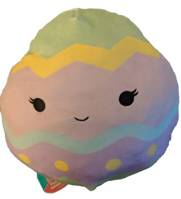 Squishmallows Flip-a-Mallow Reversible 12'' Easter Egg Yellow Chick Edie Aimee