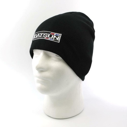 BEANIE DATSUN BLACK SKULL CAP - Style C Logo 510 610 620 180Z 240Z ONE SIZE - Picture 3 of 5