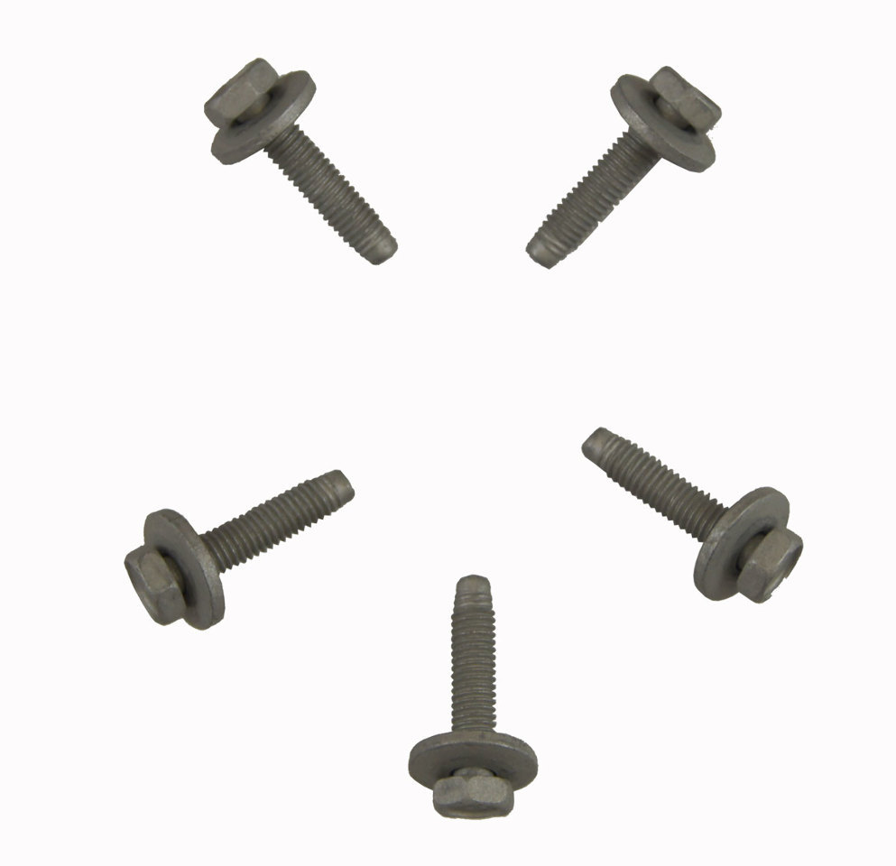 GM Hex Head Bolt W/Washer New OEM M6 X 1.00 X 25 11519384 Pack of 5 | eBay