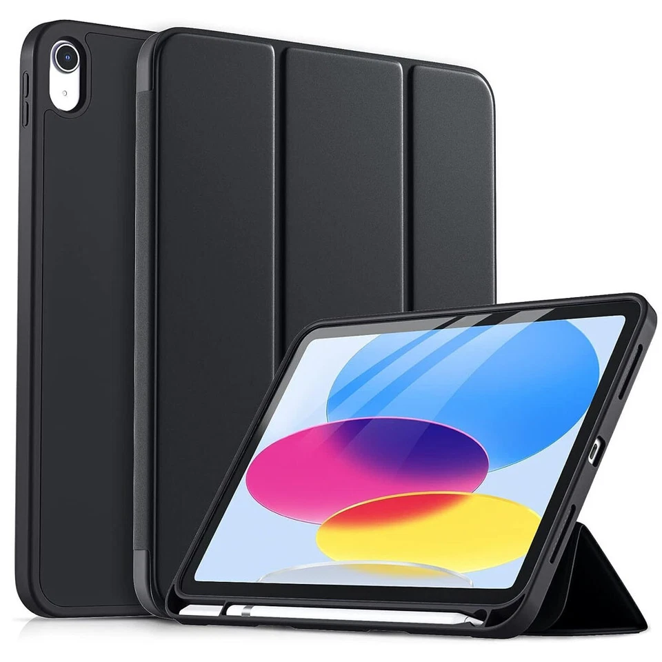 Schutz Hülle für iPad 7/8/9/10/11th Air M3 Pro 11" Tasche Cover mit Stifthalter