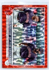 2022 Topps Update #US302 Guardians Of The Central Orange Rainbow Foil #/299