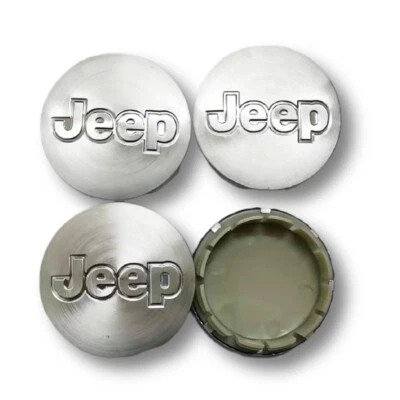 For JEEP 4PCS 54mm Grand Cherokee Hubcaps Wrangler Center Caps SUV Gladiator - Bild 1 von 4