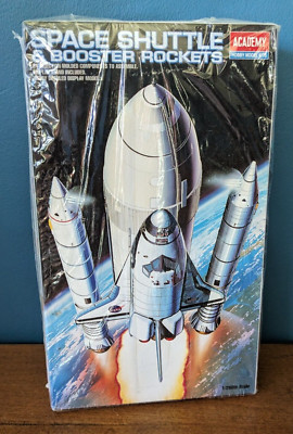 Academy Space Shuttle & Booster Rockets 1:288 Scale Model Kit 1639 OB NEW
