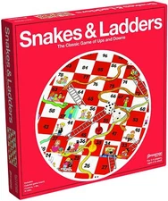 Pressman Snakes & Ladders Game, 2-4 Players, Ages 4 & Up