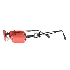 Adult Gothic Vampire Red Glasses