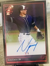 LUIS URIAS /5 - 2018 ULTIMATE LEAF DRAFT - ON CARD AUTO