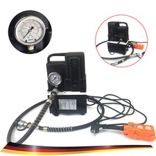 Elektrische Hydraulikpumpe Hochdruck Hydrauliköl Pumpe mit Magnet Ventil 1200W