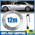 <!--F#f_0-->12m Car Moulding U Style Trim Strips Door Tailgate Edge Protector Chrome Silver<!--F/-->