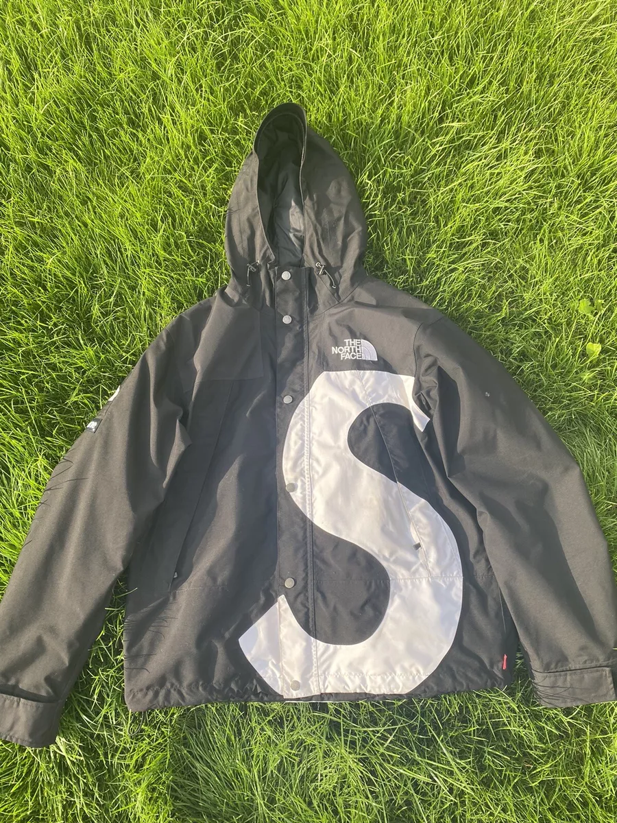 Supreme x The North Face S logo Mountain Jacket Black & White