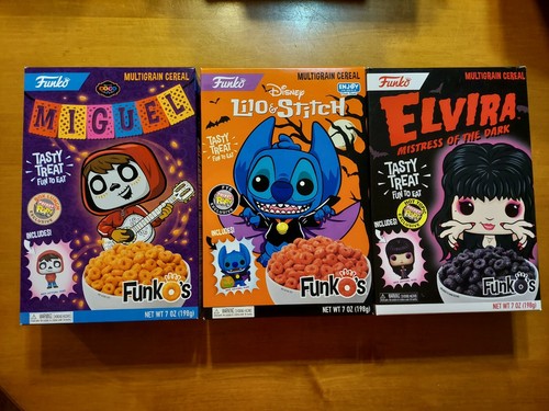 LOT 3 Funko Pop PocketPop Cereal Elvira 