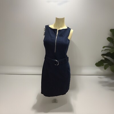 navy blue dress for baby girl Club Monaco Women's Belted A-LINE Dress, Black, 12 : Amazon.co.uk: Fashion