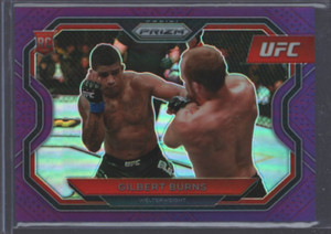 2021 Panini Prizm UFC Prizms Purple #178 Gilbert Burns /149