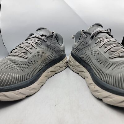 Hoka One One Bondi 7 Mens 12.5 Gray Wild Dove Athletic  display picture 3