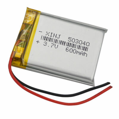 3.7V 600mAh 2.22Wh Rechargeable Li Lipo Battery 503040 For GPS