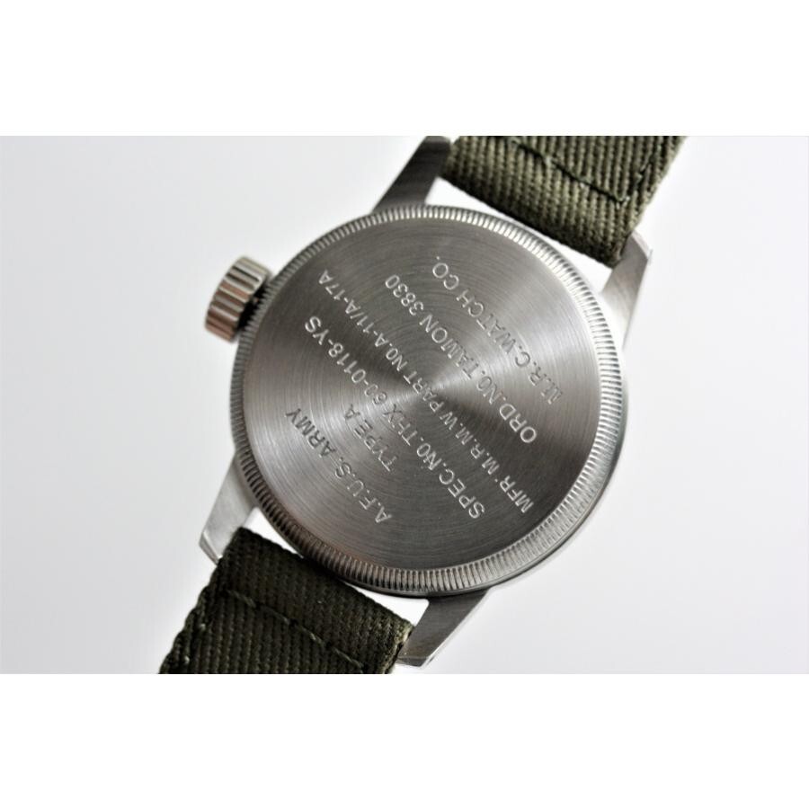 Elgin Military Watch M.R.M.W. Montre Roroi TYPE A-17 Black Men's