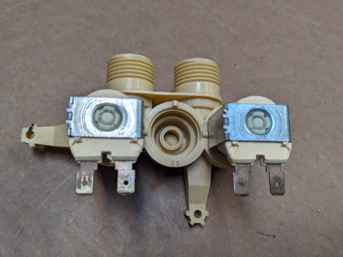 GE Washer Water Inlet Valve WH13X10048 WH13X23974 - Used But Fully Functional