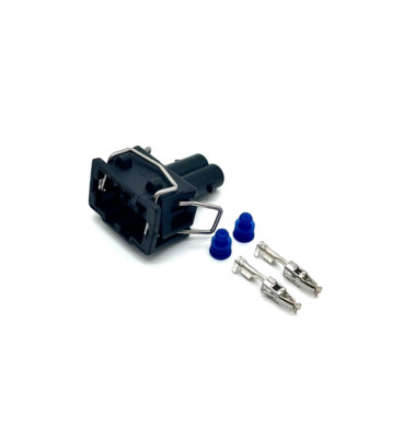 Stecker / Connector 2-Polig für Bosch EV1 2 Nasen Temperatur Injektor VAG VW