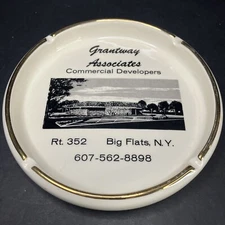 ASHTRAY Grantway Associates Commercial Developers Big Flats NY  Size 6.75" RARE